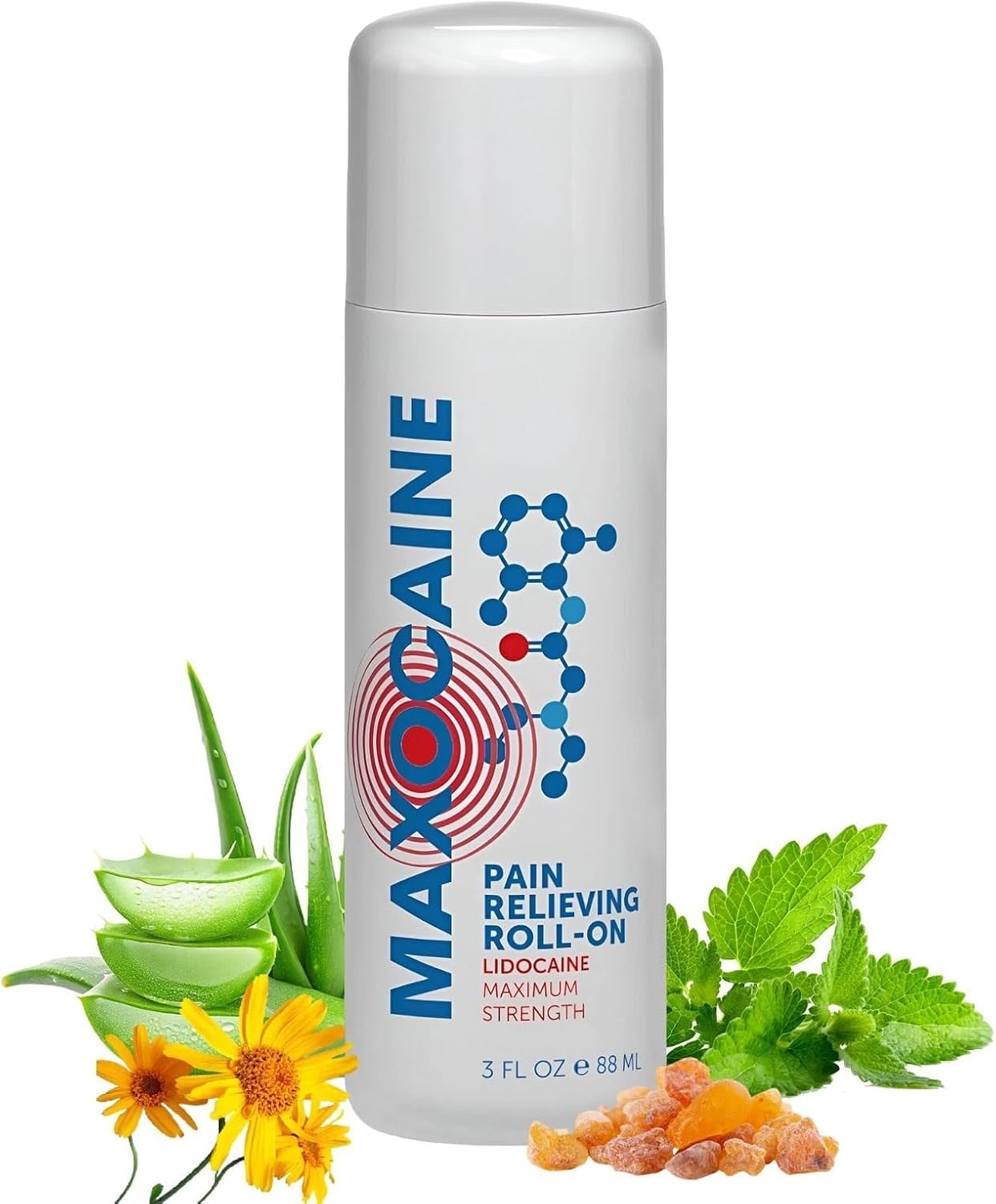 MAXOCAINE PAIN RELIEF ROLL-ON WITH 4% LIDOCAINE & 1% MENTHOL