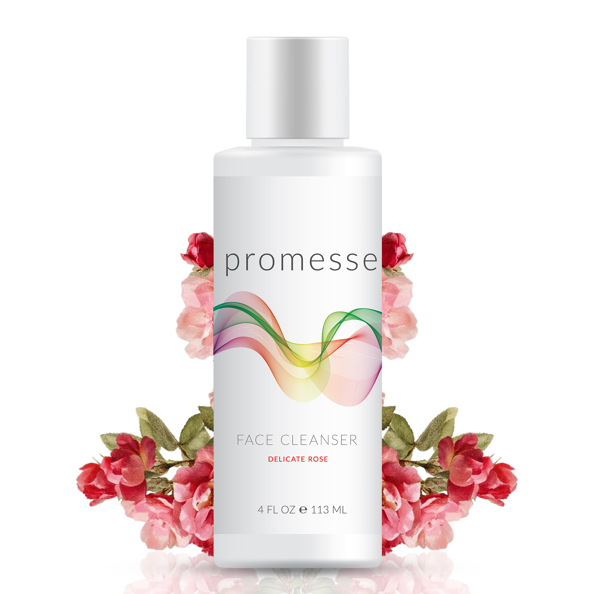 Rose Facial Cleanser Gel for Sensitive & Dry Skin | 4fl