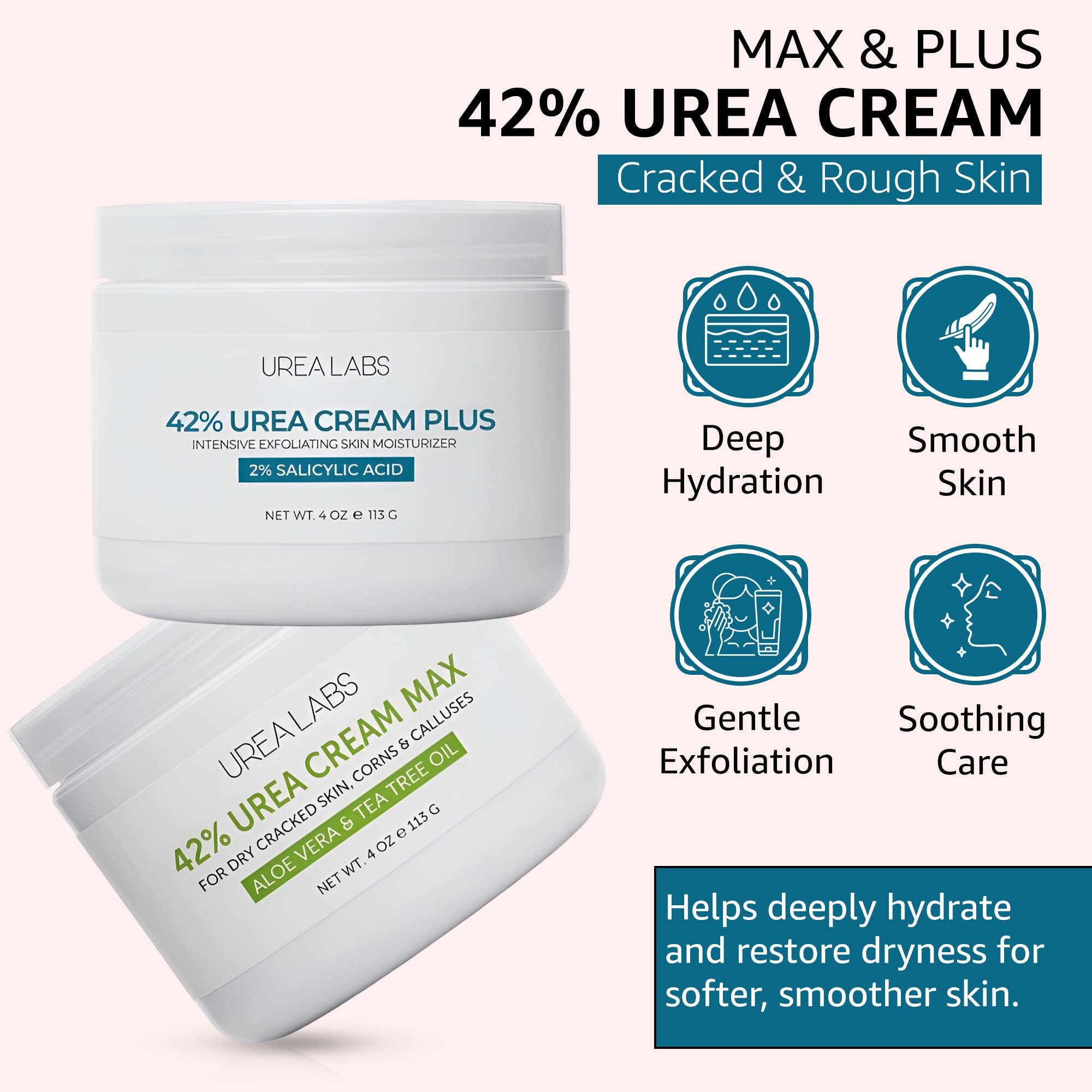 Moisturizing Urea Cream Bundle for Foot Repair | 42% Plus & Max - Image 5