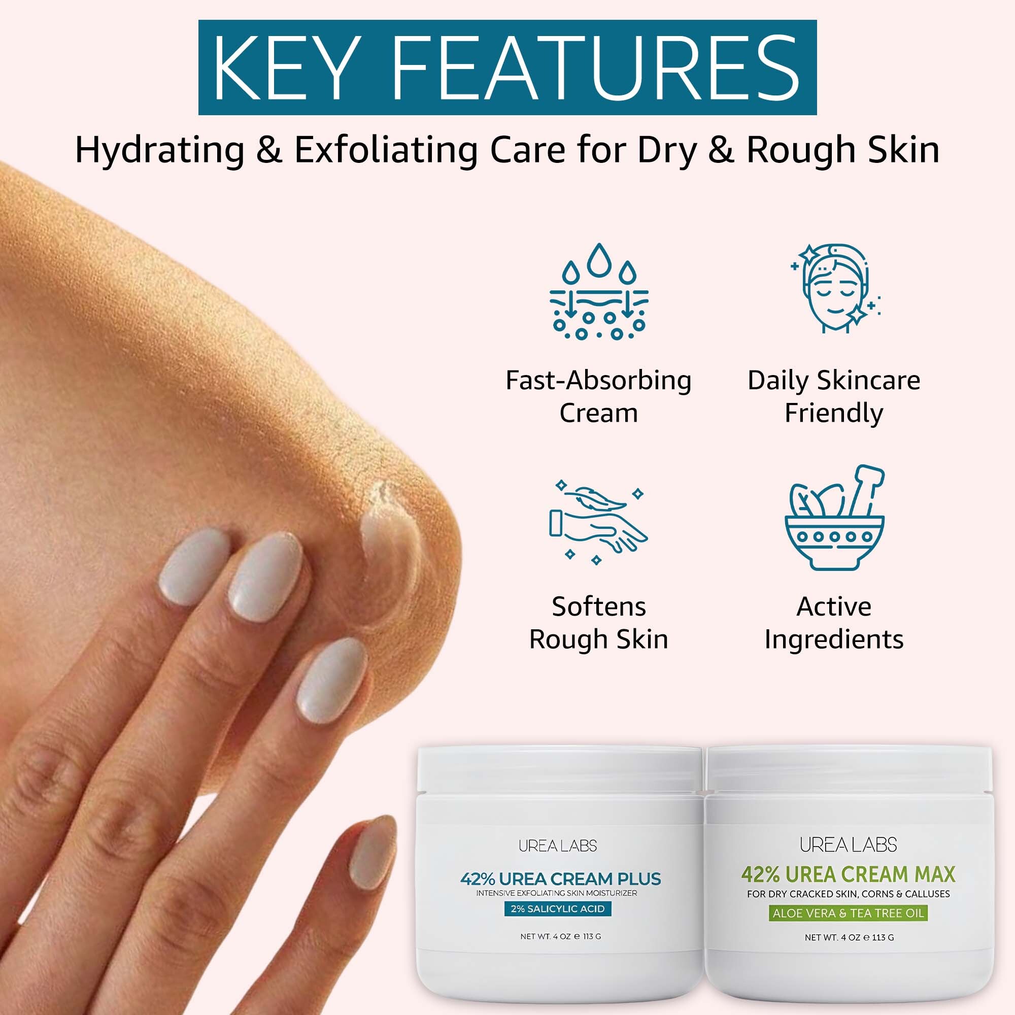 Moisturizing Urea Cream Bundle for Foot Repair | 42% Plus & Max - Image 7