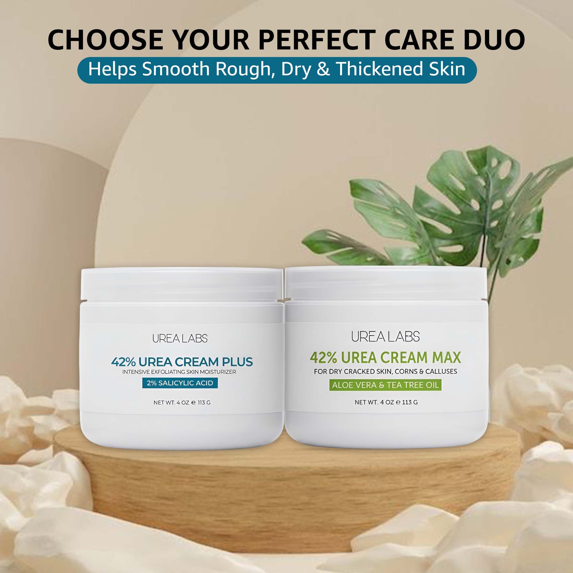 Moisturizing Urea Cream Bundle for Foot Repair | 42% Plus & Max - Image 3