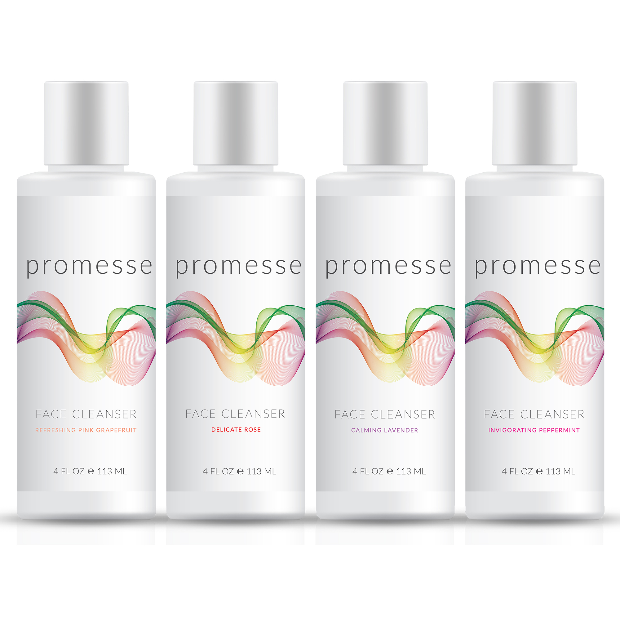Promesse Facial Cleanser Bundle | 4 Face Wash Gels