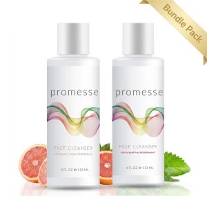 Pink Grapefruit & Peppermint Facial Cleanser Bundle | Refreshing Gel Face Wash