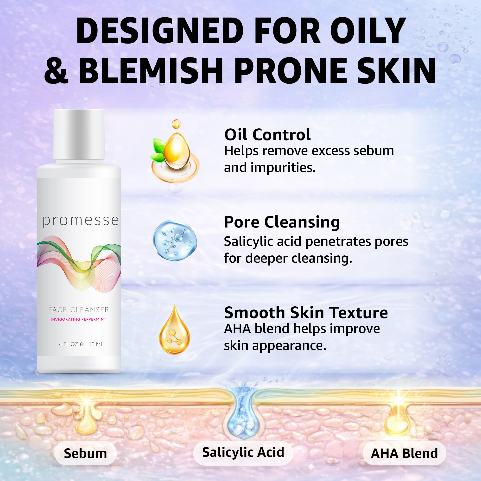 Soothing Skincare Bundle – Hydrating Skin Care Set for Dry & Sensitive Skin - Image 2