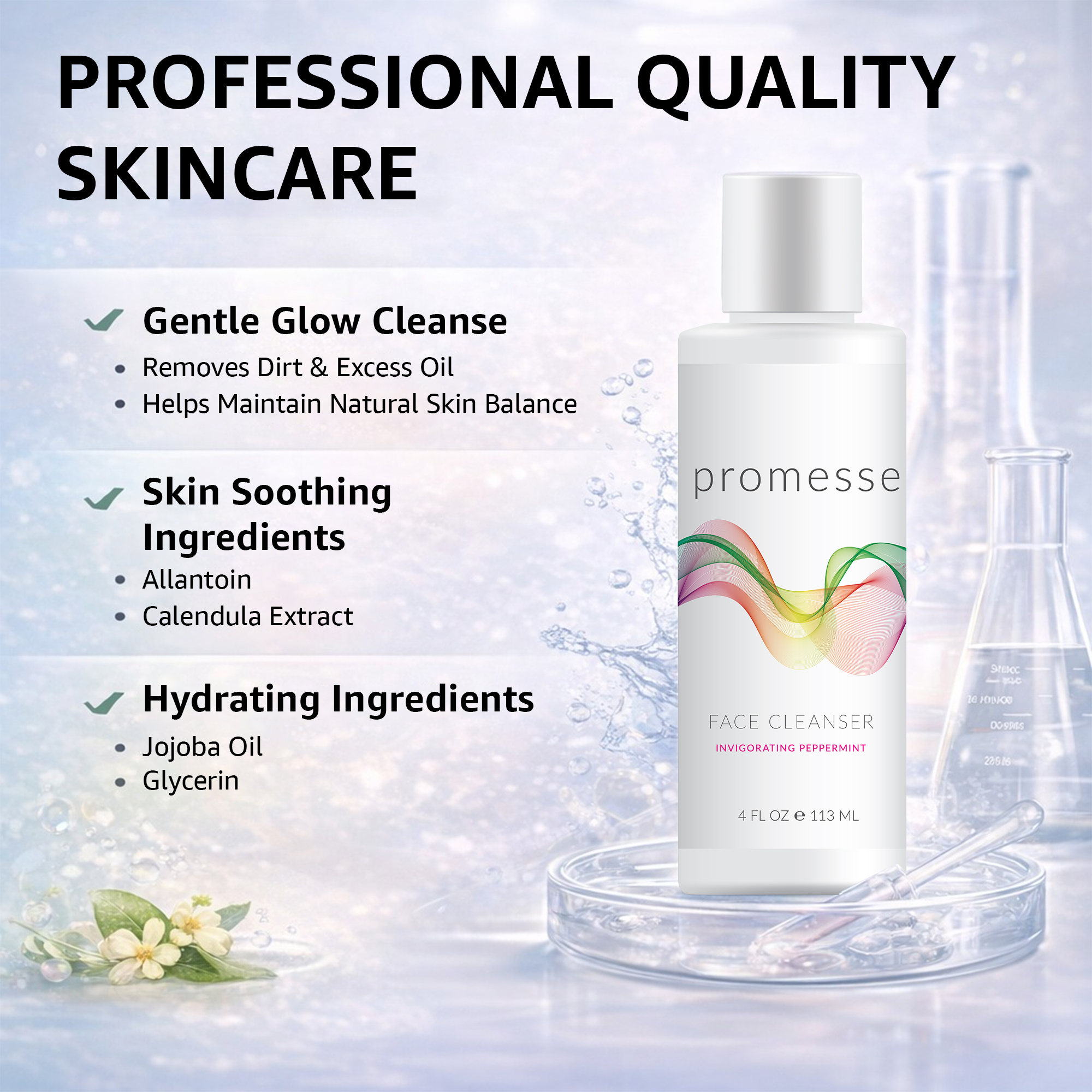 Soothing Skincare Bundle – Hydrating Skin Care Set for Dry & Sensitive Skin - Image 4
